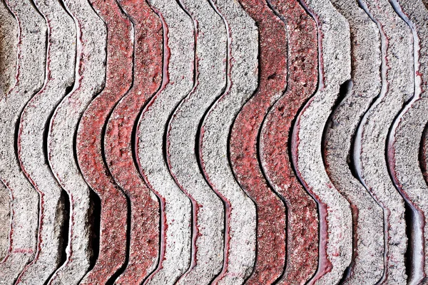 Old Towards the home roof tile pattern close-up background textures — Stock Photo, Image