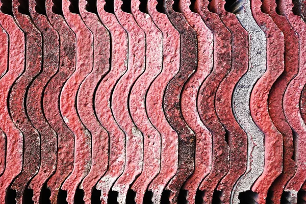 Old Towards the home roof tile pattern close-up background textures — Stock Photo, Image