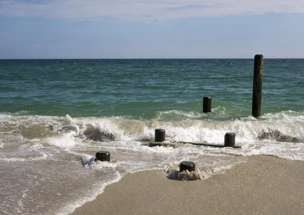 Areia e mar — Fotografia de Stock