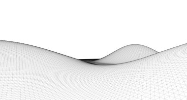 Soyut arazi kablosuz manzara arkaplanı.