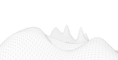 Soyut mimari çizimler. Geometrik arkaplan, Çizim.