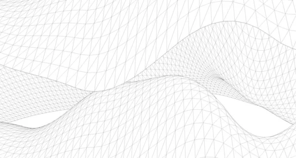 Geometric Background Abstract Sketch Architectural Construction Wireframe — 스톡 사진