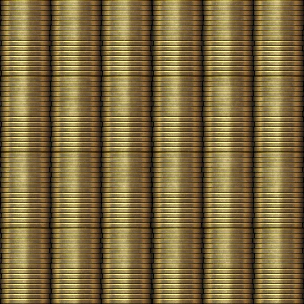 Bezszwowe tło złote monety — Zdjęcie stockowe