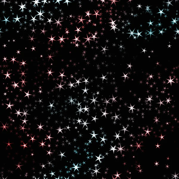 Estrelas fundo sem costura branco vermelho — Fotografia de Stock