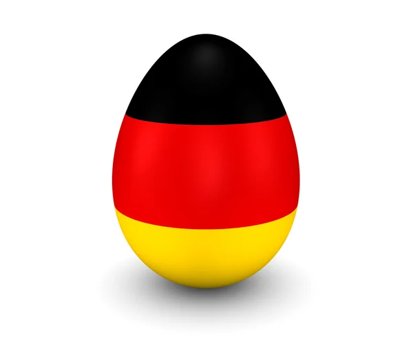 Almanya yumurta 3d — Stok fotoğraf