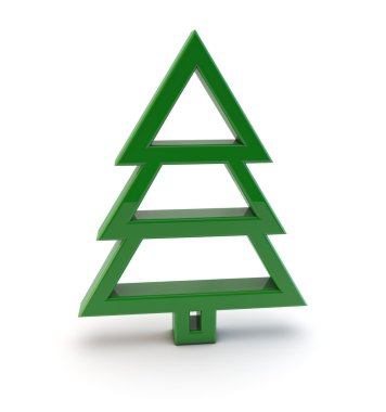 3D christmas tree sembolü