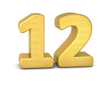 3D 12 numara altın