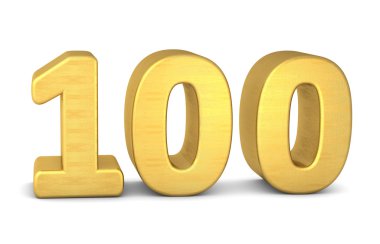 3D sayı 100 altın
