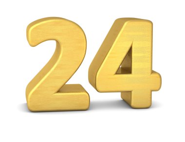 3D 24 numara altın