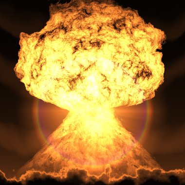 nükleer bomba patlama