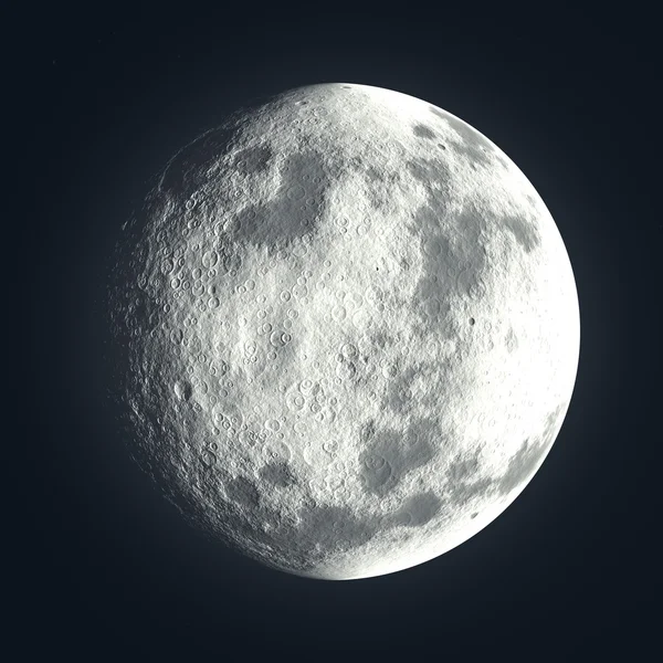ay kraterler ile moon