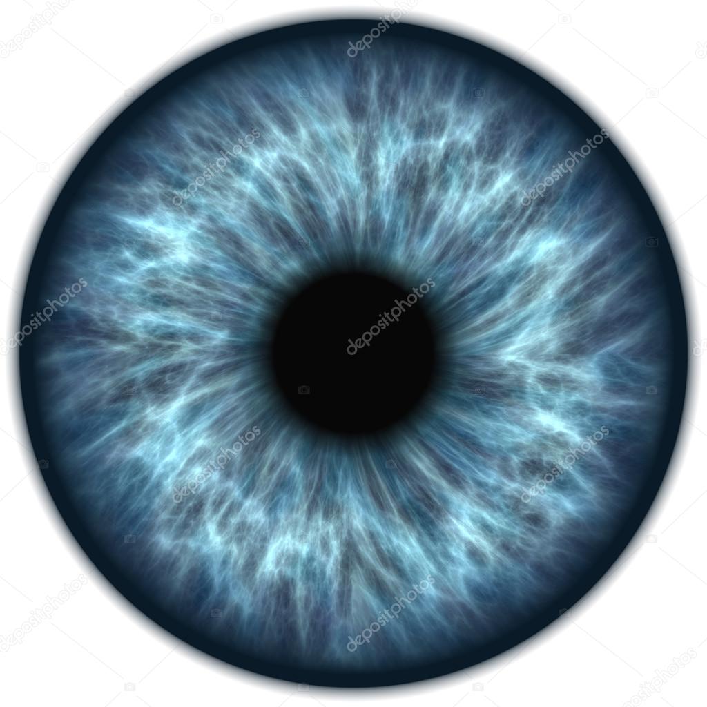 blue eye iris