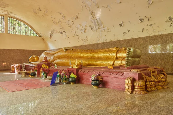 Phayao Thailandia Dicembre 2020 Posto Sedere Nel Vecchio Santuario Cappella — Foto Stock