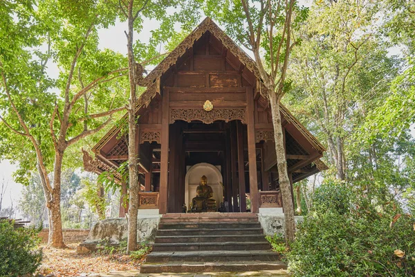 Phayao Thaïlande Déc 2020 Sanctuaire Chapelle Statue Jivaka Kumar Bhaccha — Photo