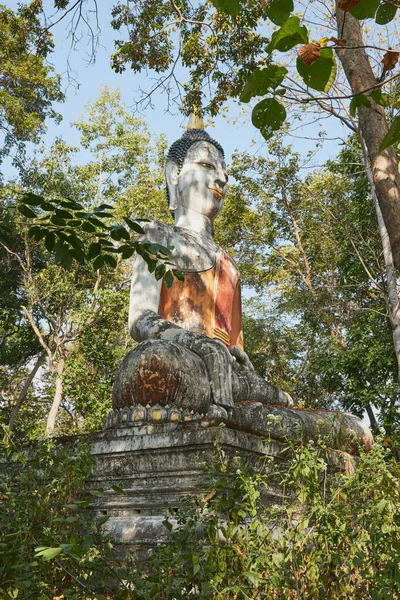 Phayao Thailandia Dicembre 2020 Statua Del Buddha Della Meditazione Ritrattistica — Foto Stock