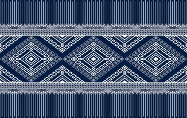 Simetri Rodos Geometrik Giysi veya Giysi, Nakış, Kumaş, Paket Tasarımı Biçiminde Beyaz Yerli ya da Kabilesel Kusursuz Desen