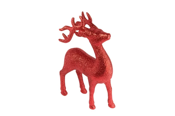 Röd Christmas renar vänster hög Engle Visa — Stockfoto
