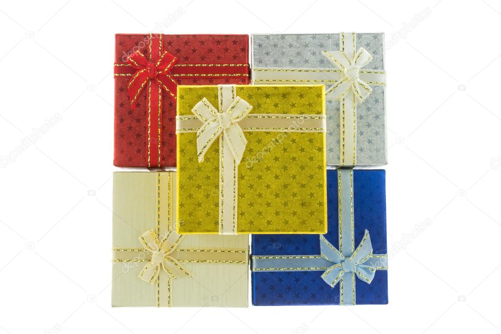 5 Christmas and Important Festival Square Style Gift Box Set in 