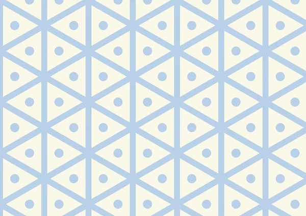 Vintage zeshoek en cirkel patroon op Pastel kleuren — Stockvector