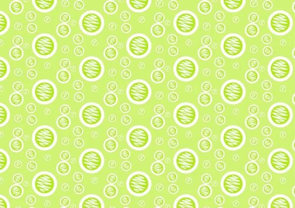 Modèle de cercle abstrait vert sur fond pastel — Image vectorielle