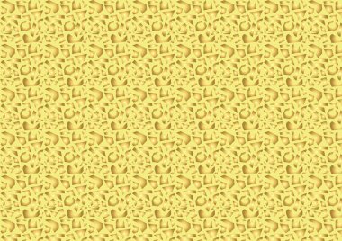 Altın soyut çokgen desen