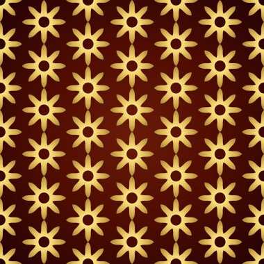 Pastel renk üzerinde altın Retro kuru çiçek deseni