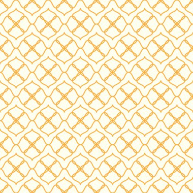 Turuncu eğri çiçek Seamless Modeli Vintage tarzı