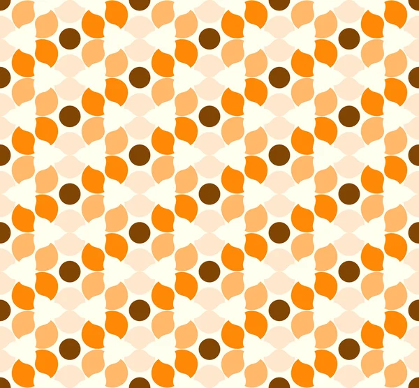 Oranje zoete Rose Flower Pattern op Pastel kleur — Stockvector