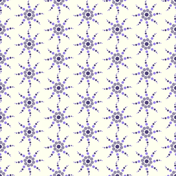 Violet doux cercle motif de fleurs sur la couleur pastel — Image vectorielle