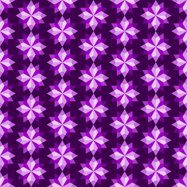 Violet Abstract Rhomboid or Diamond Seamless Pattern — Stock Vector