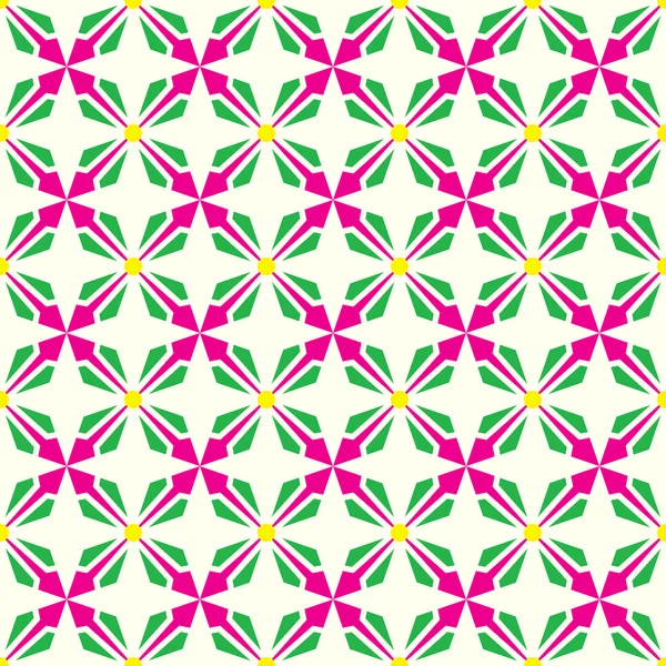 Rectángulo abstracto rosa y verde y forma de flecha y círculo mar — Archivo Imágenes Vectoriales