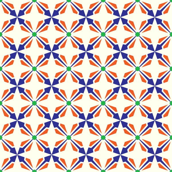 Donker blauw en oranje Abstract rechthoek en pijl en cirkel Sha — Stockvector