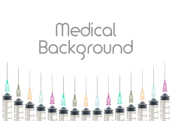 Five Color Medical Background on Curve Line View — Stock Photo, Image