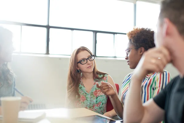 Unposed group of creative business people — Stock Photo, Image