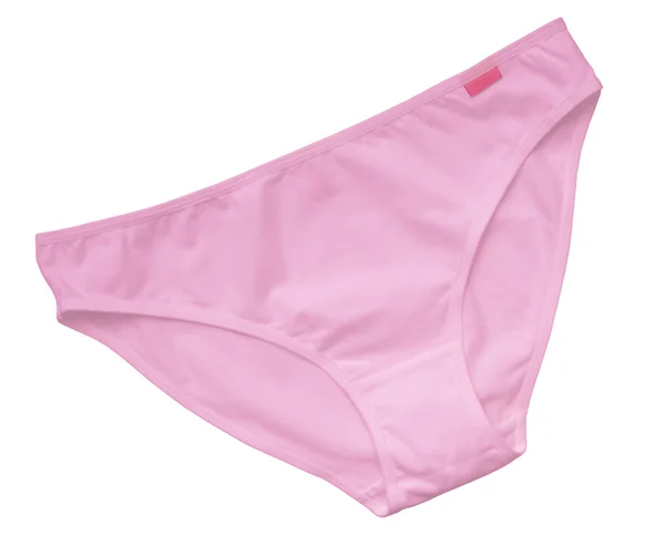 Pink cotton female panties — Stock Photo, Image