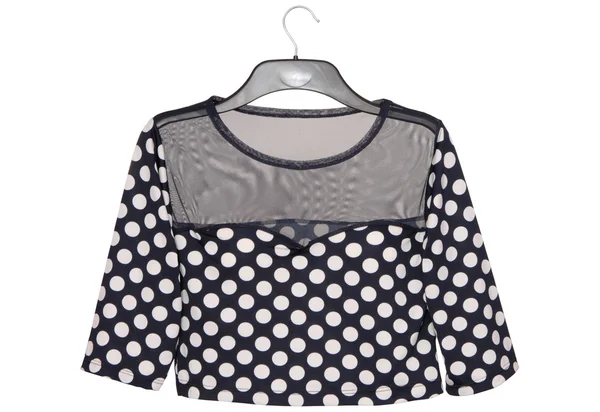 Polka dots blouse — Stock Photo, Image