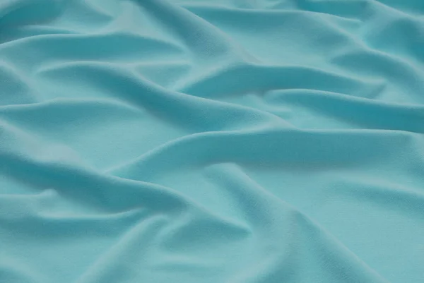 Sfondo Tessile Azzurro Stoffa Come Sfondo Creativo Bel Drappeggiato Materiale — Foto Stock