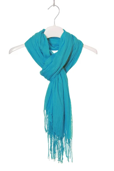 Turquoise scarf — Stock Photo, Image