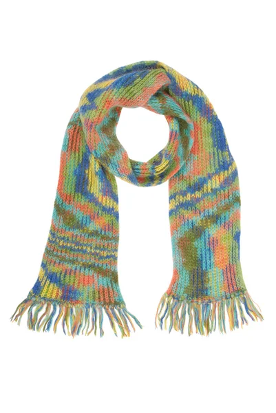 Длинный разноцветный шарф — стоковое фото