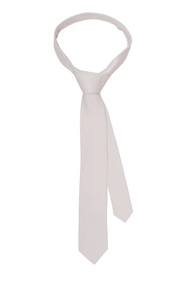 Biały krawat — Zdjęcie stockowe