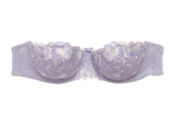 Violet  strapless brassiere — Stock Photo, Image