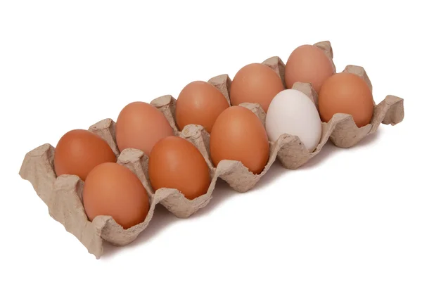 Eggs in package — Stock Photo, Image