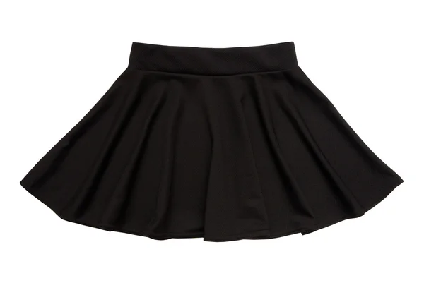 Black flared skirt — Stock Photo, Image