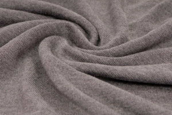 Grey knitted fabric — Stock Photo, Image