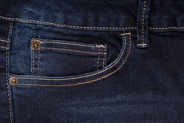 Pocket of jeans — Stock Photo, Image