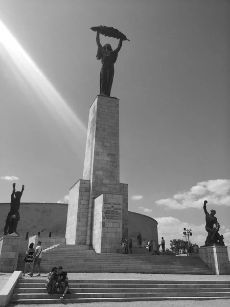 Özgürlük heykeli, Budapeşte, Macaristan — Stok fotoğraf