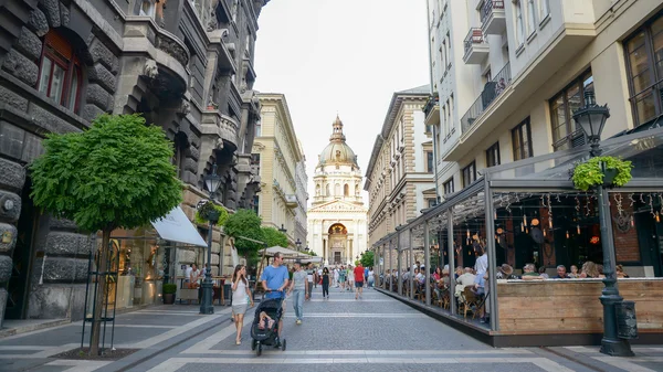 Zrinyi Street, Budapest, Hungary — Stock Photo, Image