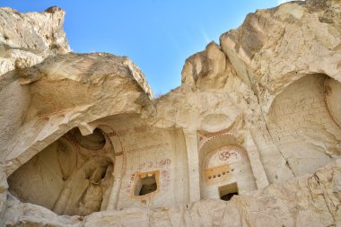 Antik mağara Kilisesi Göreme Açık Hava Müzesi, Kapadokya Nevşehir, Türkiye
