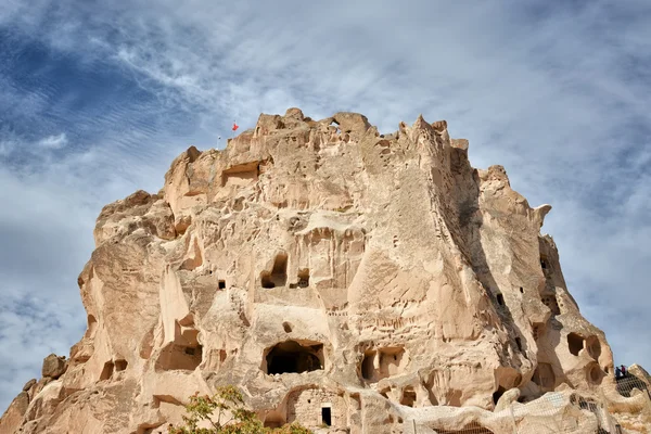 Uchisar Castle, Nevsehir, Turkey — Stock Photo, Image