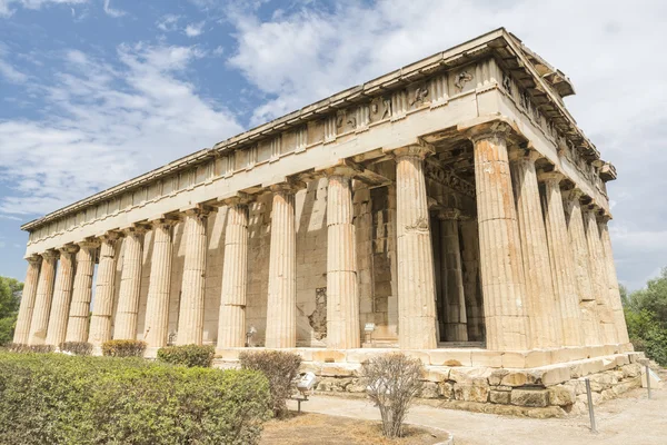 Templo de Hefesto, Ágora Antiga de Atenas, Grécia — Fotografia de Stock